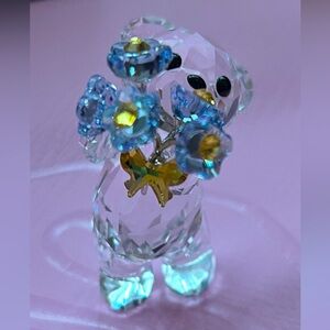 Swarovski Crystal Kris Bear ❤️Forget-me-not❤️ cutie lucky charm